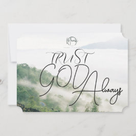 "Vertraue Gott immer Einladung