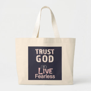 Vertraue Gott Lebe Furchtlos Tote Taschen Christli