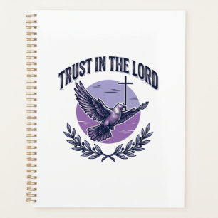 Vertraue in den Herrn Taube Christliches T-Shirt D Planer