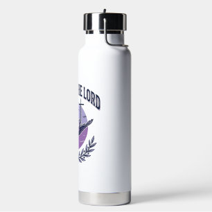 Vertraue in den Herrn Taube Christliches T-Shirt D Trinkflasche