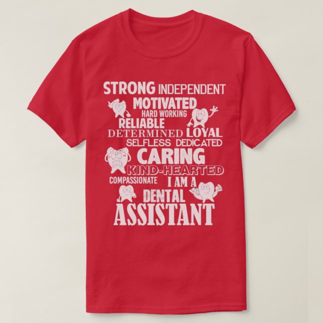 Vertraue mir als Zahnarztassistent T-Shirt (Design vorne)