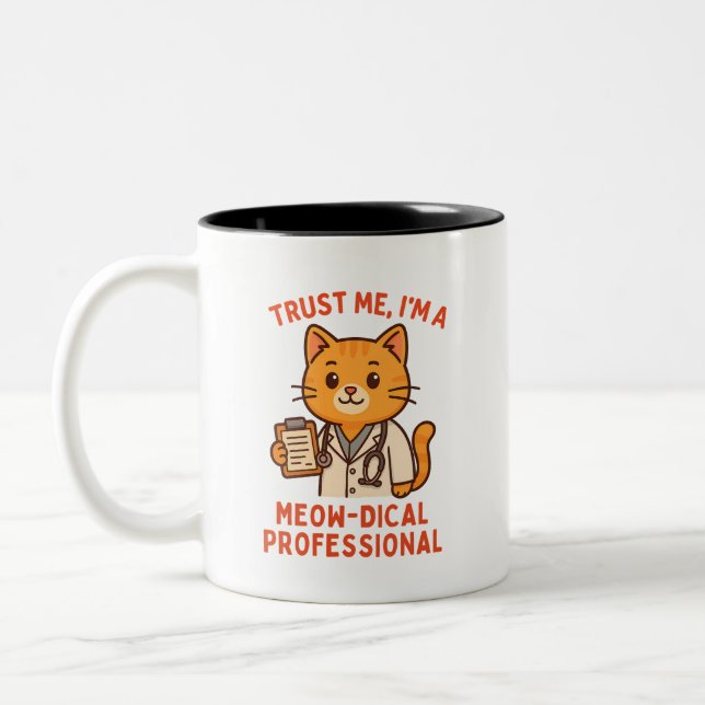 Vertraue mir, dass ich eine Tasse des Arztes bin (Links)