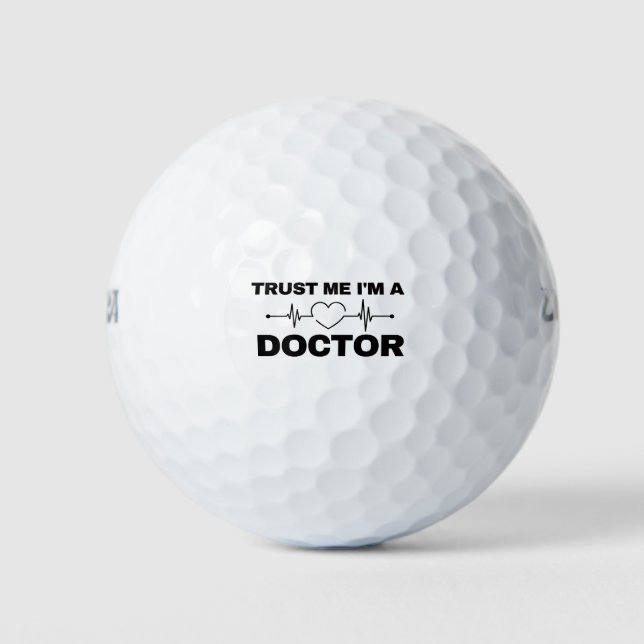 Vertraue mir, ich bin Doktor Funny Medical Doctor Golfball (Vorderseite)