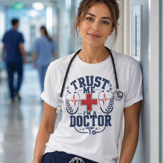 Vertraue mir, ich bin ein Arzt Lustiges Arzt-Desig T-Shirt