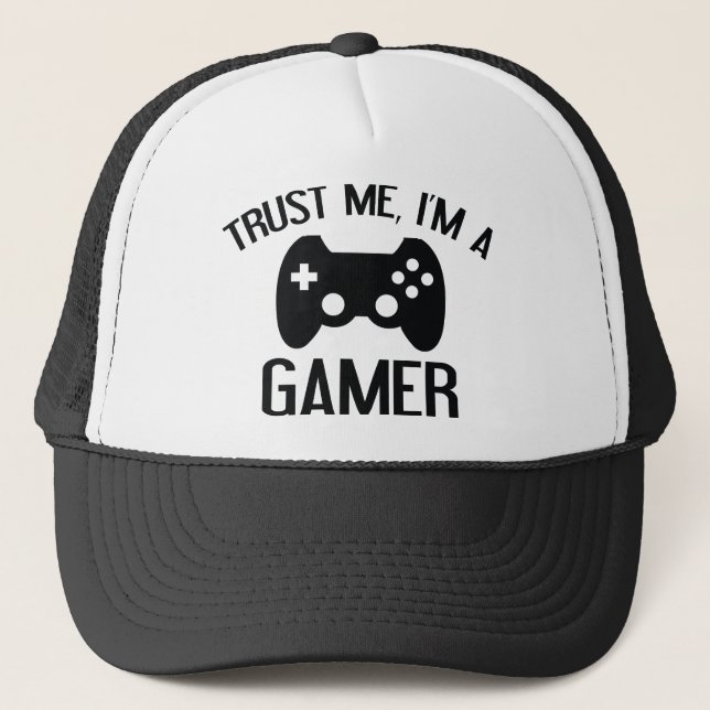 Vertraue mir, ich bin ein Gamer Truckerkappe (Vorderseite)