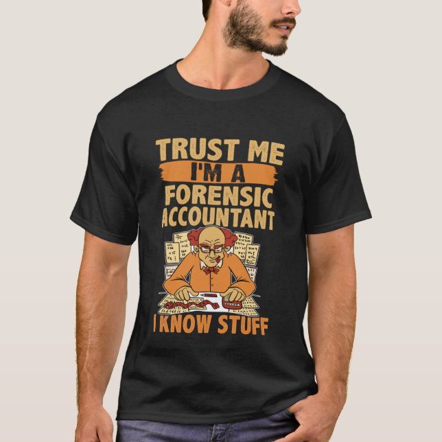 Vertraue mir, ich bin ein kriminaltechnischer Buch T-Shirt (Vorderseite)