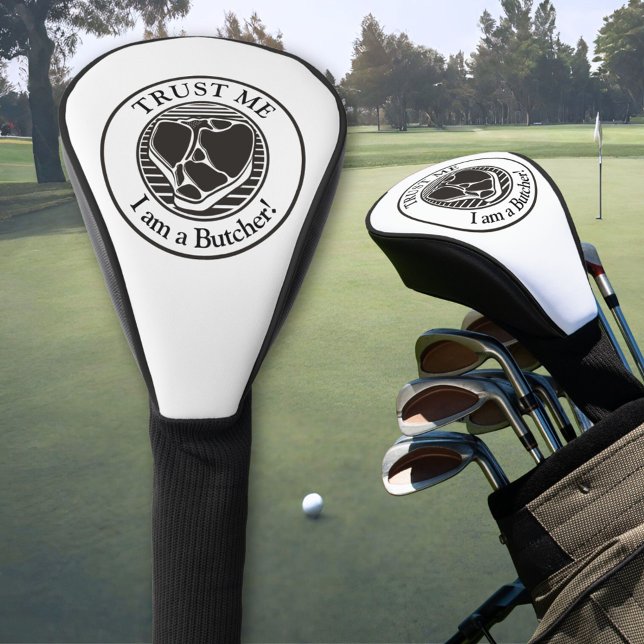 Vertraue mir, ich bin ein Metzger Golf Headcover (Von Creator hochgeladen)