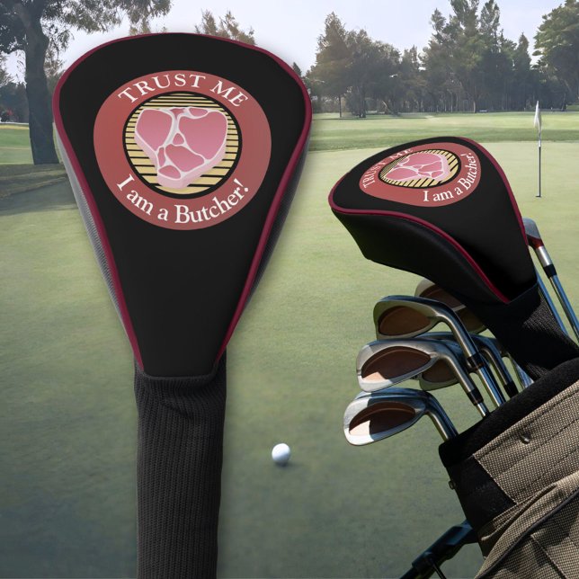 Vertraue mir, ich bin ein Metzger Golf Headcover (Von Creator hochgeladen)