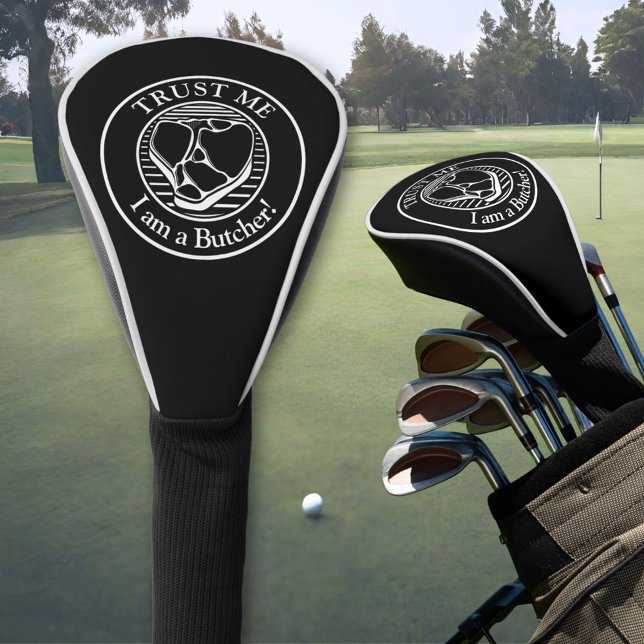Vertraue mir, ich bin ein Metzger Golf Headcover (Von Creator hochgeladen)