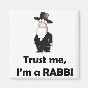 Vertraue mir, ich bin ein Rabbi - ein lustiger jüd Magnet