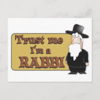 Vertraue mir - ich bin ein RABBI - großer jüdische
