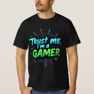 Vertraue mir, ich bin Gamer Multicolor Gaming T - T-Shirt