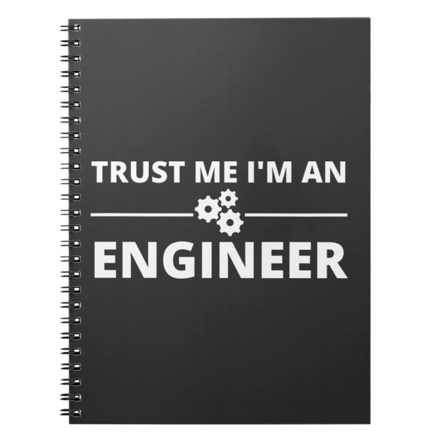 Vertraue mir, ich bin Ingenieur Notizblock (Vorderseite)