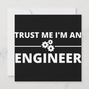 Vertraue mir, ich bin Ingenieur Save The Date
