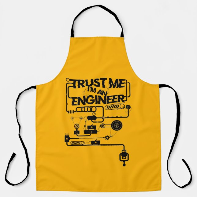 Vertraue mir! Ich bin Ingenieur Schürze (Vorderseite)