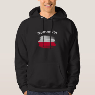 Vertraue mir, ich bin Pole - Vintage polnische Fla Hoodie