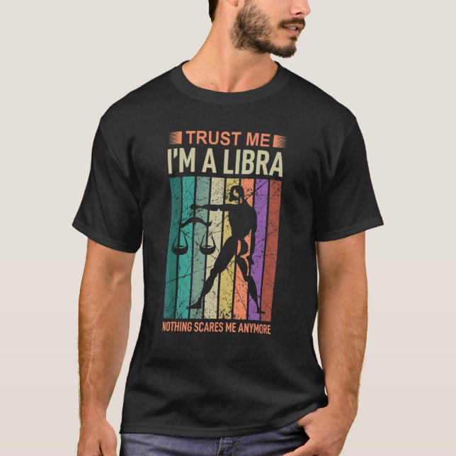Vertraue mir im a Libra Astrologie T-Shirt (Vorderseite)