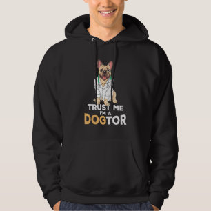 Vertraue mir im Dogtor French Bulldog Dog Hoodie