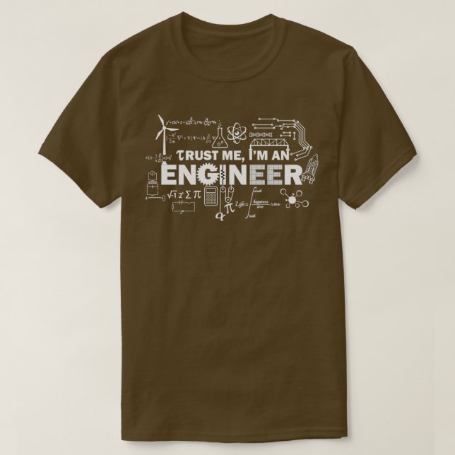 Vertraue mir im Ingenieur 1 T-Shirt (Design vorne)