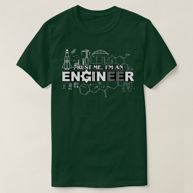 Vertraue mir im Ingenieur T-Shirt (Design vorne)