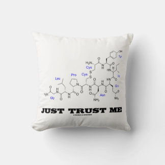 Vertraue mir (Oxytocin Säugetierhormon) Kissen