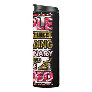 Vertraue nicht Menschen, die nicht gerne Cheerlead Thermosbecher