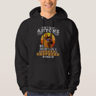 Vertraue niemandem, der keinen deutschen Hirten ma Hoodie