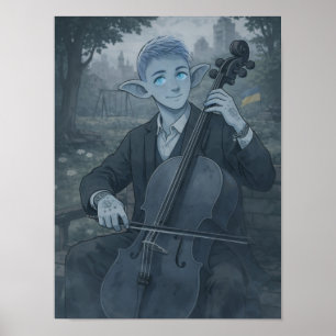 Vertrauen / Cellist / Park Poster