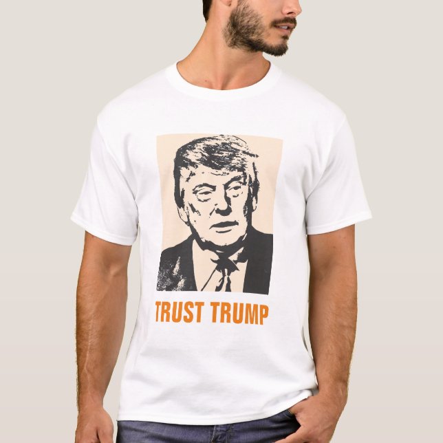 Vertrauen Donald Trump für Präsidenten 2016 T-Shirt (Vorderseite)