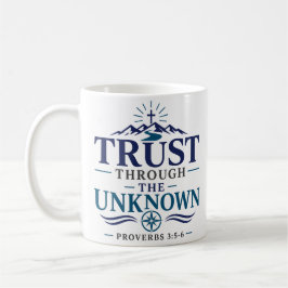 Vertrauen durch die unbekannte christliche Hoffnun Kaffeetasse