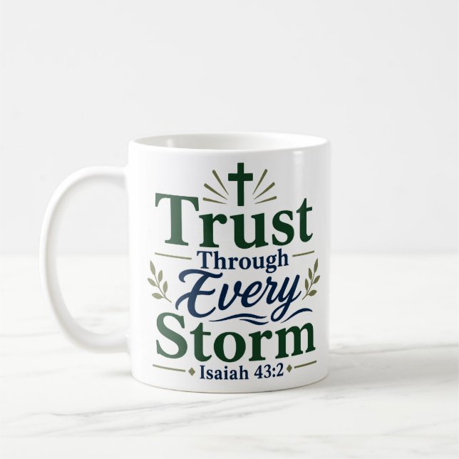 Vertrauen Durch Jeden Sturm Tägliches Glaubensdevo Kaffeetasse (Links)