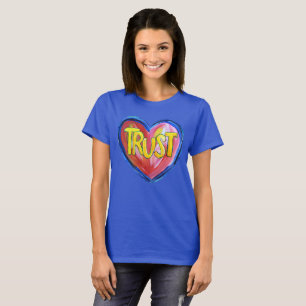 Vertrauen Herz Inspiration Word Art Custom Shirts