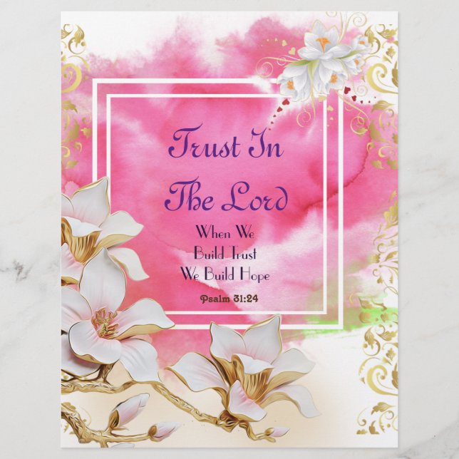 Vertrauen in das Personalisierte Lord Paper (Vorderseite)