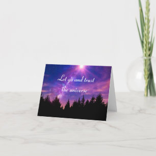 Vertrauen in das Universum   Karte