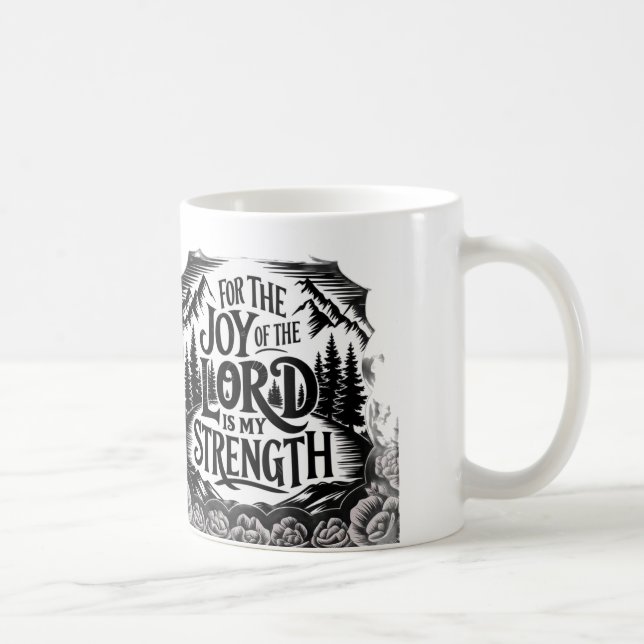 Vertrauen in den Herrn" Kaffeetasse (Rechts)