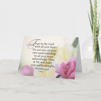 Vertrauen in den Herrn Karte