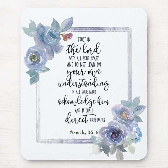 Vertrauen in den Herrn Mousepad (Vorne)