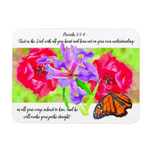Vertrauen in den Lord Monarch Butterfly in Garden Magnet