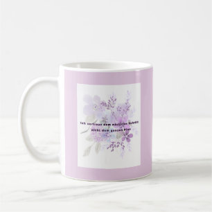 Vertrauen in den nächsten Schritt Kaffeetasse