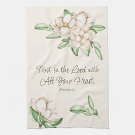 Vertrauen in die botanische Lord Elegant Bible Ver Geschirrtuch