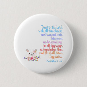 Vertrauen in die Lord Bible Verse Button