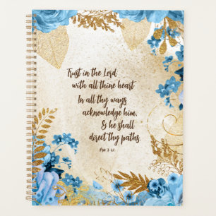 Vertrauen in die Lord KJV Bible Verse Planer