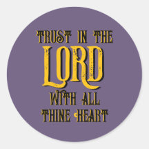 Vertrauen in die LORD mit all deinem Herzen Lila