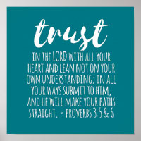Vertrauen in die Lord Proverbs 3:5-6
