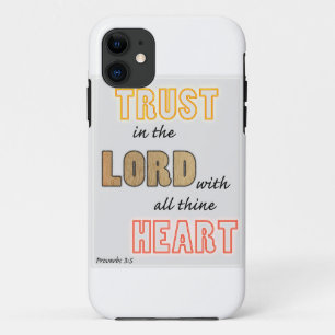 Vertrauen in die Lord-Sprichwörterschrift Case-Mate iPhone Hülle