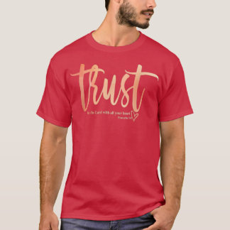 Vertrauen in Gott Christlicher Glaube Jesus Christ T-Shirt