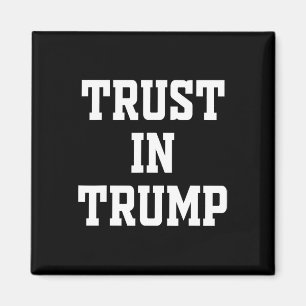 Vertrauen in Trump Magnet