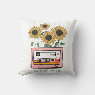 Vertrauen in Vibes nicht Worte Kissen