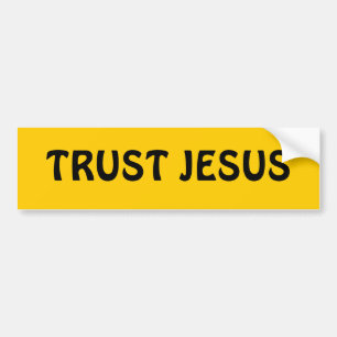 VERTRAUEN JESUS AUTOAUFKLEBER