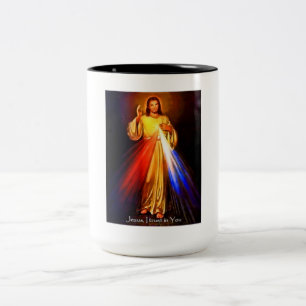 Vertrauen Jesuss I in Ihnen Zweifarbige Tasse